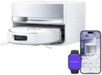 Narwal Flow Aspirateur Robot, Station Tout-en-Un Compacte, Gestion Automatique de l'eau, 22.000 Pa