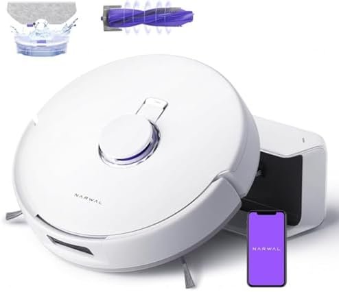 NARWAL Freo X Plus Robot Aspirateur et V'adrouille, Aspiration de 7800Pa