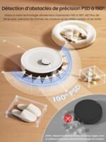 Lefant M2 Plus Robot Aspirateur Laveur 6000Pa avec Station Vidage Automatique Poussière – Image 4