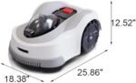 RJHJK Tondeuse à gazon robotique entièrement automatique avec station de charge automatique, sans fil, pour grandes pelouses jusqu'à 6000 m² – Image 2