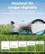 YARDCARE M800Plus Robot Tondeuse sans Fil Périphérique Max 800m² – Image 9